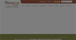 Desktop Screenshot of newportareachamber.com